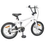 vidaXL BMX Bicykel 20 Palcov pre nad 9 rokov Biela – Obrázok 3