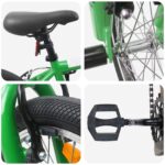 vidaXL BMX Bicykel 20 Palcov pre nad 9 rokov Zelená – Obrázok 4