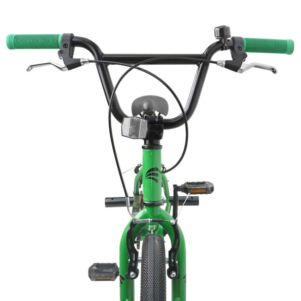vidaXL BMX Bicykel 20 Palcov pre nad 9 rokov Zelená – Obrázok 5