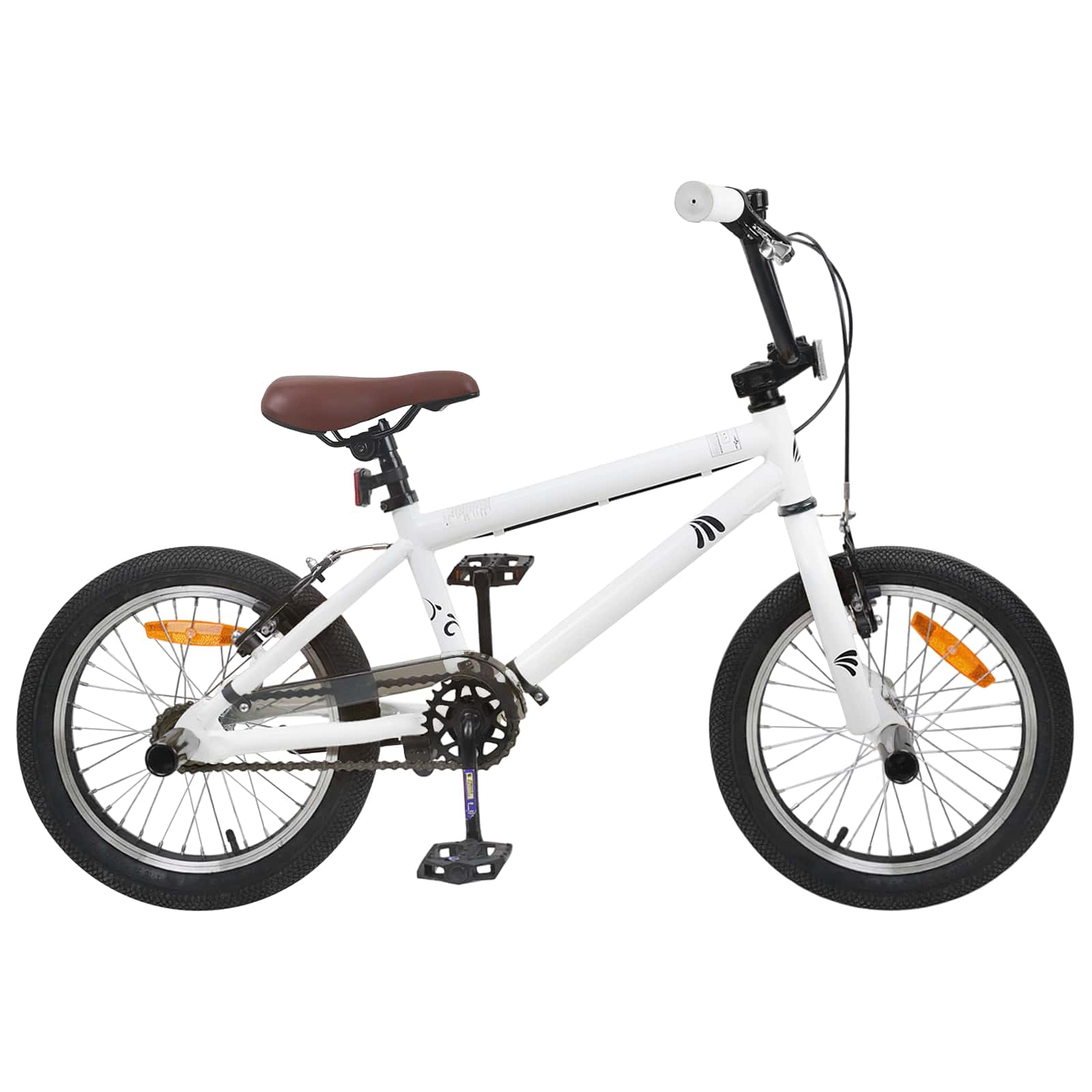 42009728_1.jpg vidaXL BMX Bicykel 18 Palcov pre 7-10 rokov Biela – Obrázok 1