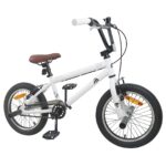 vidaXL BMX Bicykel 18 Palcov pre 7-10 rokov Biela – Obrázok 2