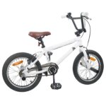 vidaXL BMX Bicykel 18 Palcov pre 7-10 rokov Biela – Obrázok 3