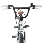 vidaXL BMX Bicykel 20 Palcov pre nad 9 rokov Biela – Obrázok 5