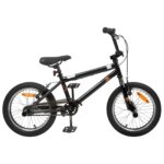vidaXL BMX Bicykel 18 Palcov pre 7-10 rokov Čierna
