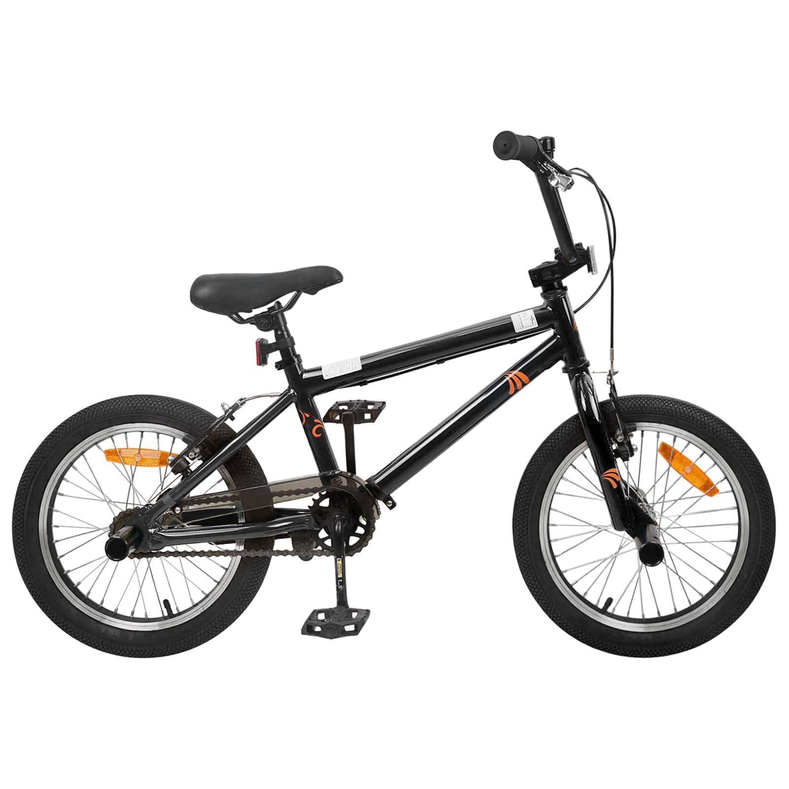 42009738_1.jpg vidaXL BMX Bicykel 18 Palcov pre 7-10 rokov Čierna – Obrázok 1