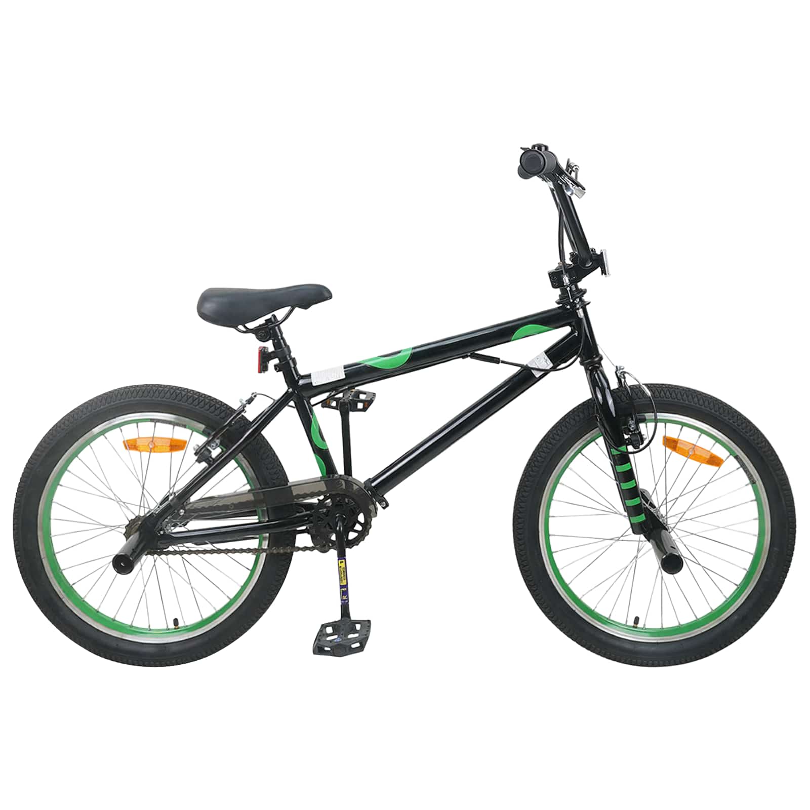 42009752_1.jpg vidaXL BMX Bicykel 20 Palcov pre nad 9 rokov Čierna – Obrázok 1