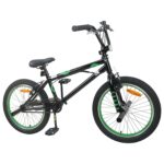 vidaXL BMX Bicykel 20 Palcov pre nad 9 rokov Čierna – Obrázok 2
