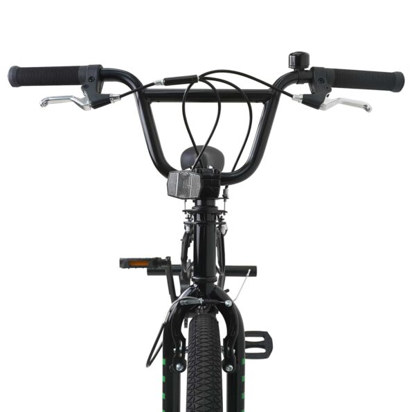 vidaXL BMX Bicykel 20 Palcov pre nad 9 rokov Čierna – Obrázok 5