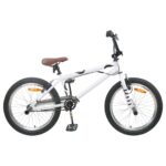 vidaXL BMX Bicykel 20 Palcov pre nad 9 rokov Biela