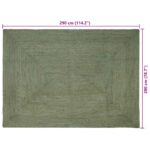 vidaXL Kusové koberce Obdĺžnikový Olivovo zelená 200 x 290 cm Juta – Obrázok 7