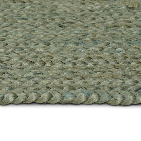 vidaXL Kusové koberce Olivovo zelená 80 x 400 cm Juta – Obrázok 4