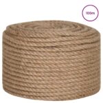 vidaXL Lano zo sieťoviny 2 pcs 100 m 2 Prírodná 100% Tossa juta – Obrázok 3