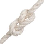 vidaXL Jutové lano 6 Biela 100% Tossa juta – Obrázok 3