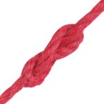 vidaXL Jutové lano 10 pcs Červená 100% Tossa juta – Obrázok 4