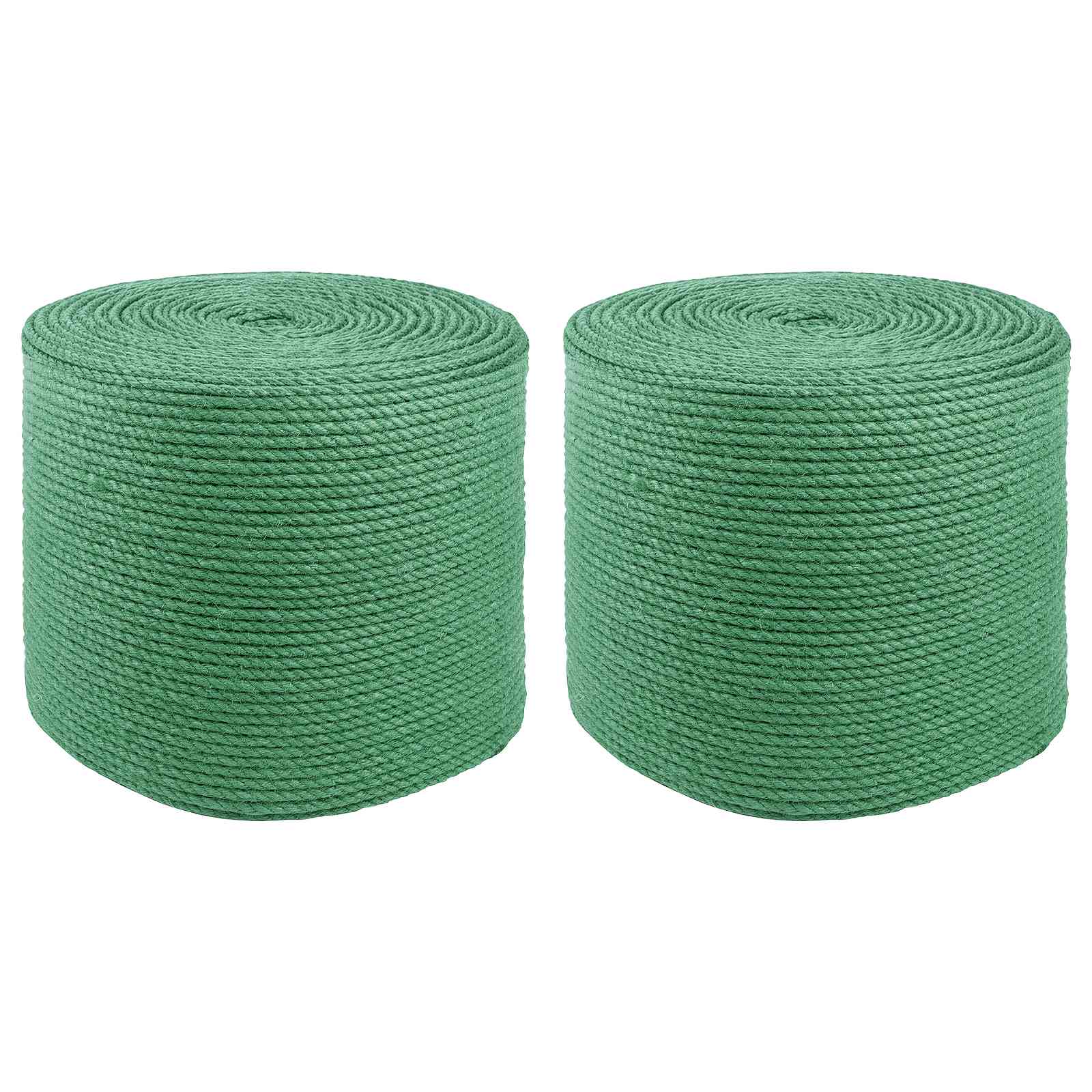 42011744_1.jpg vidaXL Jutové lano 2 pcs Zelená 100% Tossa juta – Obrázok 1