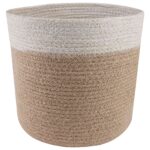 vidaXL Súprava kvetináčov 2 pcs Prírodná a biela Ø 21 x 21 cm – Obrázok 2