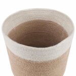 vidaXL Súprava kvetináčov 2 pcs Prírodná a biela Ø 21 x 21 cm – Obrázok 3