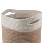 vidaXL Súprava kvetináčov 2 pcs Prírodná a biela Ø 21 x 21 cm – Obrázok 4