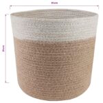 vidaXL Súprava kvetináčov 2 pcs Prírodná a biela Ø 21 x 21 cm – Obrázok 6