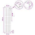 vidaXL Žalúzia Dubový vzhľad 45 x 160 cm 35 mm Masívne Paulownia drevo – Obrázok 9