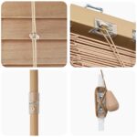 vidaXL Žalúzia Dubový vzhľad 70 x 250 cm 35 mm Masívne Paulownia drevo – Obrázok 5