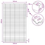vidaXL Žalúzia Dubový vzhľad 145 x 250 cm 35 mm – Obrázok 9