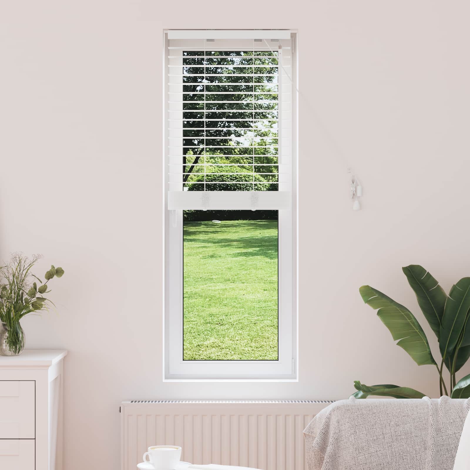 42015379_1.jpg vidaXL Žalúzia Biela 40 x 130 cm 35 mm Masívne Paulownia drevo – Obrázok 1