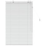 vidaXL Žalúzia Biela 80 x 130 cm 35 mm Masívne Paulownia drevo – Obrázok 2