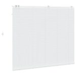 vidaXL Žalúzia Biela 160 x 130 cm 35 mm Masívne Paulownia drevo – Obrázok 4