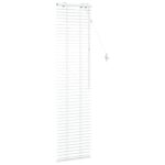 vidaXL Žalúzia Biela 40 x 160 cm 35 mm Masívne Paulownia drevo – Obrázok 3