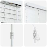 vidaXL Žalúzia Biela 55 x 160 cm 35 mm Masívne Paulownia drevo – Obrázok 5