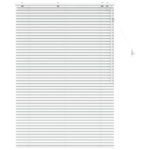 vidaXL Žalúzia Biela 105 x 160 cm 35 mm Masívne Paulownia drevo – Obrázok 2