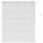 vidaXL Žalúzia Biela 130 x 160 cm 35 mm Masívne Paulownia drevo – Obrázok 2