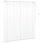 vidaXL Žalúzia Biela 145 x 160 cm 35 mm Masívne Paulownia drevo – Obrázok 3