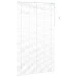 vidaXL Žalúzia Biela 160 x 250 cm 35 mm Masívne Paulownia drevo – Obrázok 3