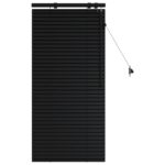 vidaXL Žalúzia Čierna 55 x 130 cm 35 mm Masívne Paulownia drevo – Obrázok 2