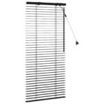 vidaXL Žalúzia Čierna 55 x 130 cm 35 mm Masívne Paulownia drevo – Obrázok 3