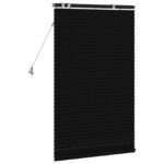 vidaXL Žalúzia Čierna 95 x 130 cm 35 mm Masívne Paulownia drevo – Obrázok 4