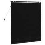 vidaXL Žalúzia Čierna 120 x 130 cm 35 mm Masívne Paulownia drevo – Obrázok 4