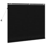 vidaXL Žalúzia Čierna 125 x 130 cm 35 mm Masívne Paulownia drevo – Obrázok 4