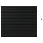 vidaXL Žalúzia Čierna 135 x 130 cm 35 mm Masívne Paulownia drevo – Obrázok 2
