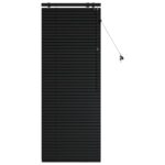 vidaXL Žalúzia Čierna 60 x 160 cm 35 mm Masívne Paulownia drevo – Obrázok 2