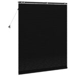 vidaXL Žalúzia Čierna 135 x 160 cm 35 mm Masívne Paulownia drevo – Obrázok 4