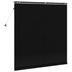 vidaXL Žalúzia Čierna 150 x 160 cm 35 mm Masívne Paulownia drevo – Obrázok 4