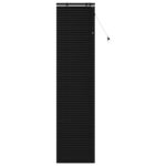 vidaXL Žalúzia Čierna 60 x 250 cm 35 mm Masívne Paulownia drevo – Obrázok 2