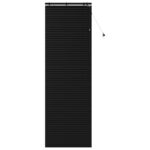 vidaXL Žalúzia Čierna 75 x 250 cm 35 mm Masívne Paulownia drevo – Obrázok 2