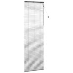 vidaXL Žalúzia Čierna 75 x 250 cm 35 mm Masívne Paulownia drevo – Obrázok 3