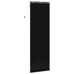 vidaXL Žalúzia Čierna 95 x 250 cm 35 mm Masívne Paulownia drevo – Obrázok 4