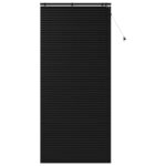 vidaXL Žalúzia Čierna 100 x 250 cm 35 mm Masívne Paulownia drevo – Obrázok 2