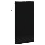 vidaXL Žalúzia Čierna 125 x 250 cm 35 mm Masívne Paulownia drevo – Obrázok 4